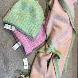 Anthropologie: Scarf and Two Winter Hats